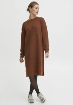 OXMO OXMILIKA - Sukienka Dzianinowa - Brunette 9 OXMO OXMILIKA - Sukienka Dzianinowa - Brunette -Oxmo 000de4cf0d254f54b980eabaff729cba