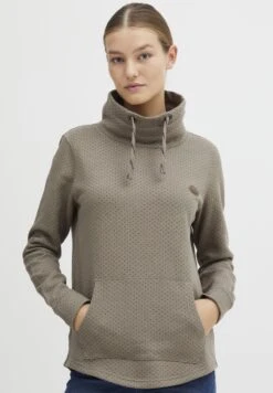 OXMO TUBE SW - Sweter - Gray Melange