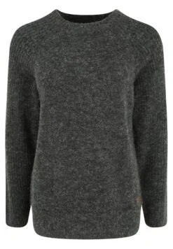 OXMO OXGIANNA - Sweter - Dark Grey Melange -Oxmo 0466b27462ba4bdbaa7e2ed0e5a13125