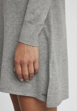 OXMO OXWINALA - Sukienka Dzianinowa - Medium Grey Melange -Oxmo 078b584f304e4d90a4b99ea65cb422d5