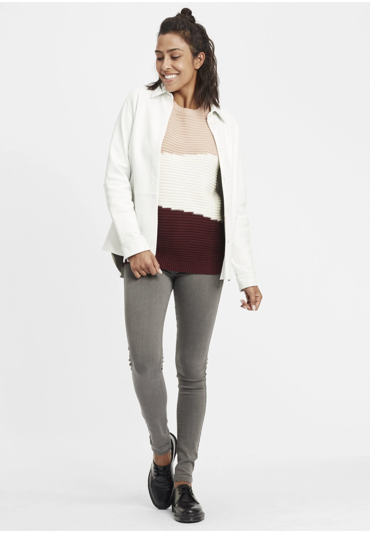 OXMO OXOLMA - Sweter - Mahogany Rose 4 OXMO OXOLMA - Sweter - Mahogany Rose - obrazek 2