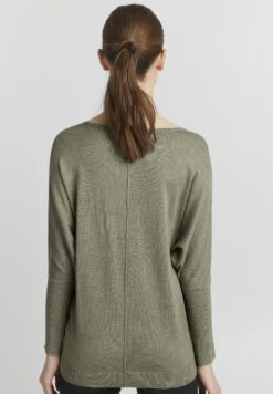 OXMO OXHERDIS - Sweter - Seagrass Melange -Oxmo 0831b54684254c9091456d0daf2ade45