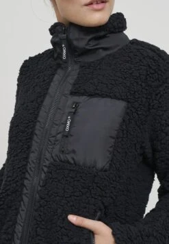 OXMO OXELLIN - Kurtka Z Polaru - Black -Oxmo 09793b93478448e2b80ef412573cc18c