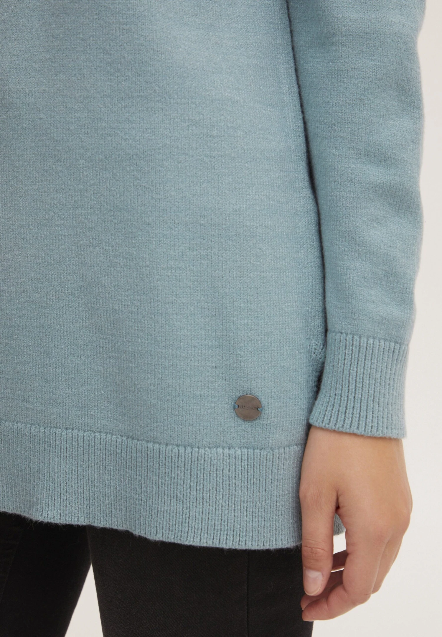 OXMO OXRATINA - Sweter - Smoke Blue Melange 7 OXMO OXRATINA - Sweter - Smoke Blue Melange - obrazek 5