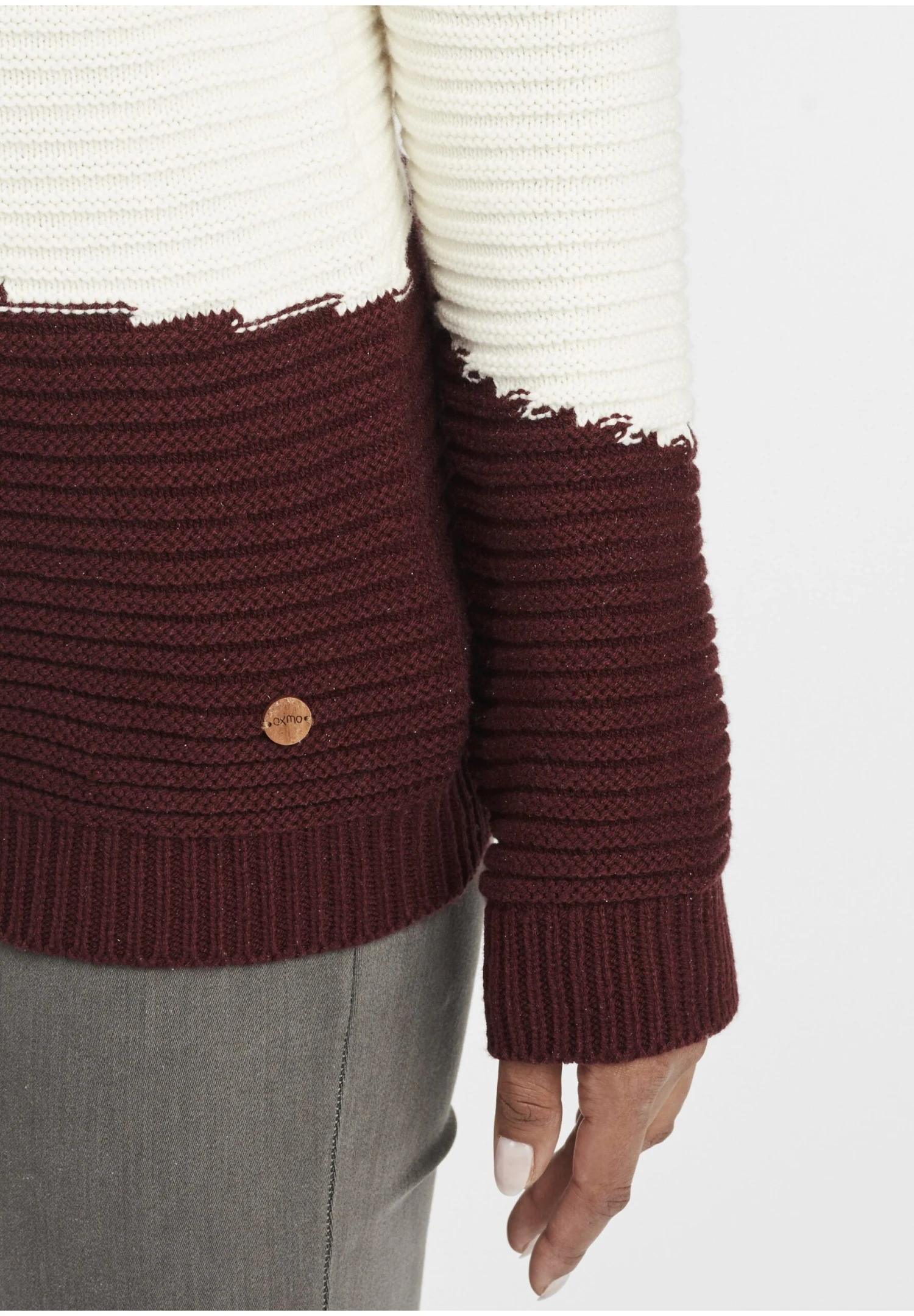 OXMO OXOLMA - Sweter - Mahogany Rose 7 OXMO OXOLMA - Sweter - Mahogany Rose - obrazek 5