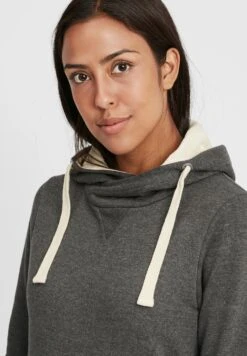 OXMO OXJENNY - Bluza Z Kapturem - Charcoal -Oxmo 0d59b90407384d28bdc9da98b7ee3cd6