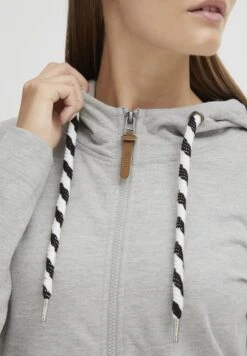 OXMO OXWANDA - Bluza Rozpinana - Oyster Grey Melange -Oxmo 0fce97e67a234794a2dbfb96f2c94cba