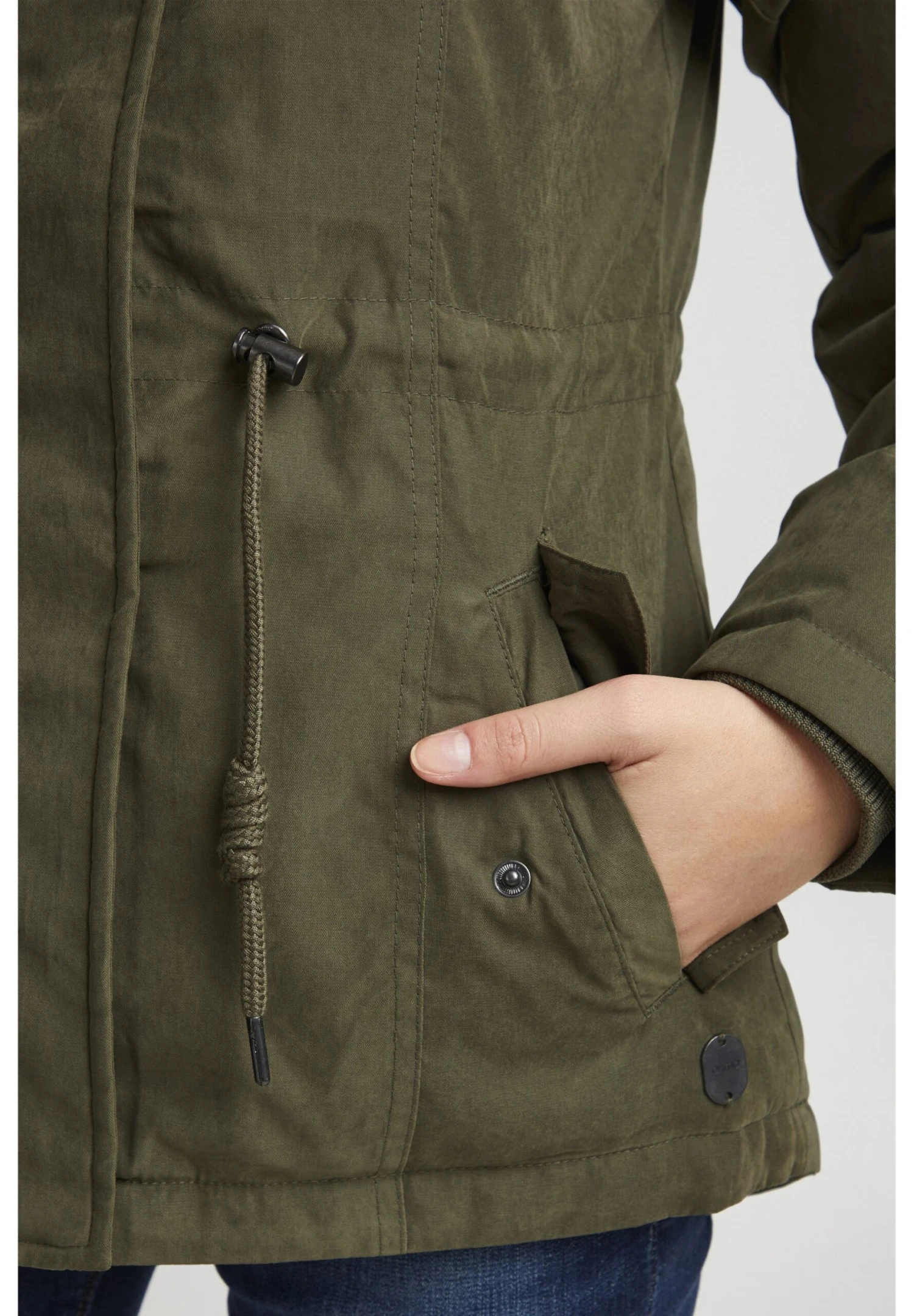 OXMO OXLONA - Płaszcz Zimowy - Ivy Green 7 OXMO OXLONA - Płaszcz Zimowy - Ivy Green - obrazek 5