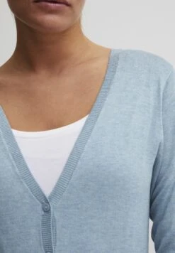 OXMO OXHELENE - Kardigan - Blue Bell Melange -Oxmo 1302c806f9904684ae2987432e8f6f7b