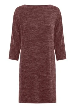 OXMO OXBINALA - Sukienka Dzianinowa - Chocolate Truffle Melange -Oxmo 1370592fae2d4941a04a0bfe1b651622