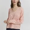 OXMO KATLA - Sweter - Coral Cloud -Oxmo 1784804e24da458f8ac65fabf69b65bb