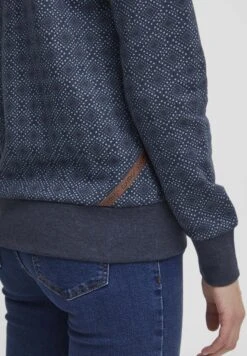 OXMO VENDELA - Bluza Rozpinana - Total Eclipse Melange -Oxmo 19b094bce030460fbfa0b39c290c1947