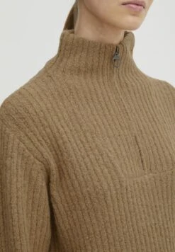 OXMO OXSALINE - Sweter - Tannin Melange -Oxmo 1b84c6d9398d45cdb3f6495052d63871