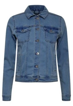 OXMO OXFRIA - Kurtka Jeansowa - Mid Blue Denim -Oxmo 1f9c3b30cec04071a54bf66ee6e2a1e9