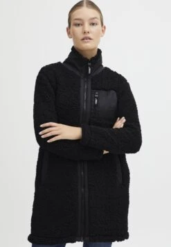 OXMO OXELINE - Krótki Płaszcz - Black