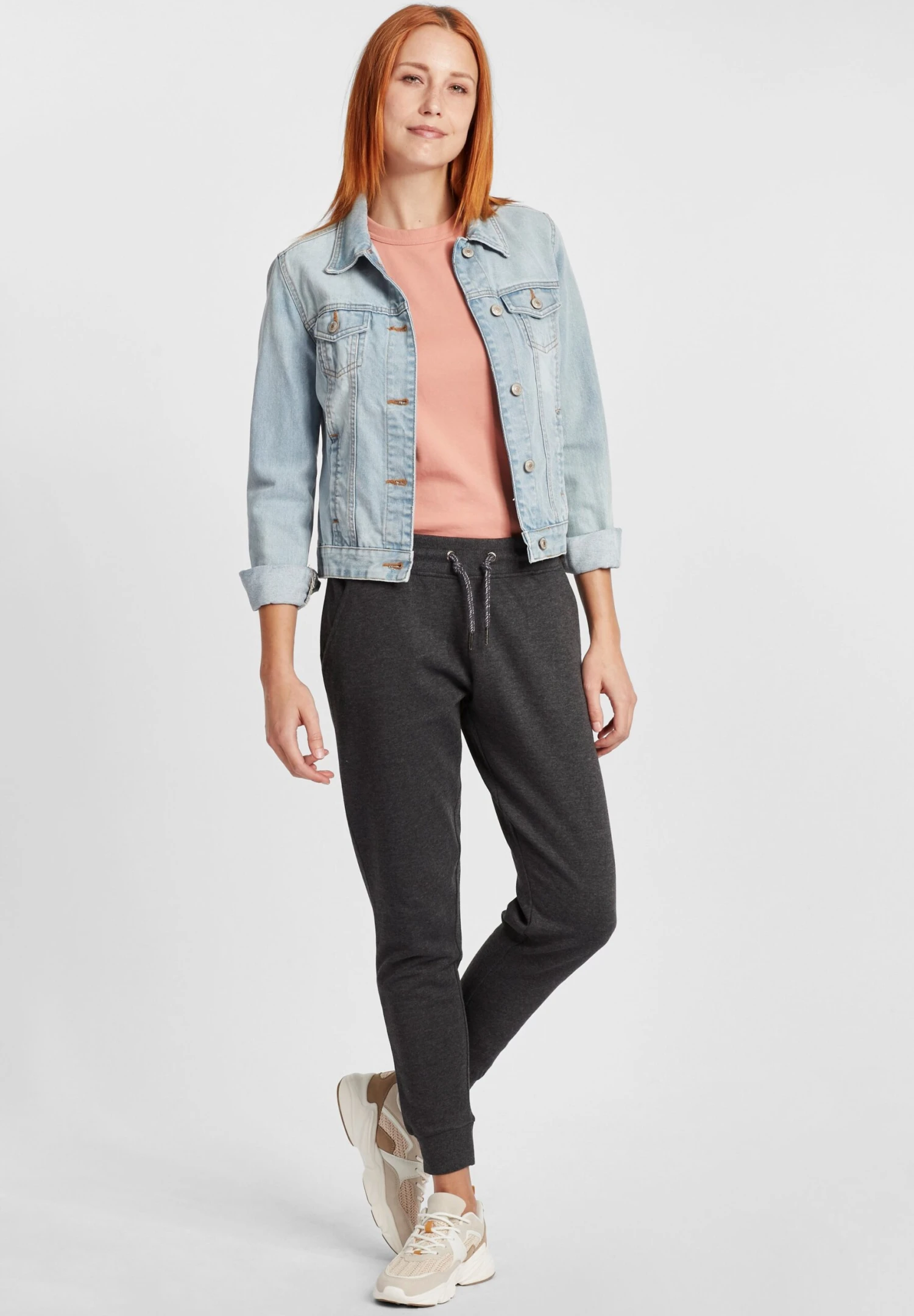 OXMO OXPOLAH - Spodnie Treningowe - Dark Grey Melange 4 OXMO OXPOLAH - Spodnie Treningowe - Dark Grey Melange - obrazek 2