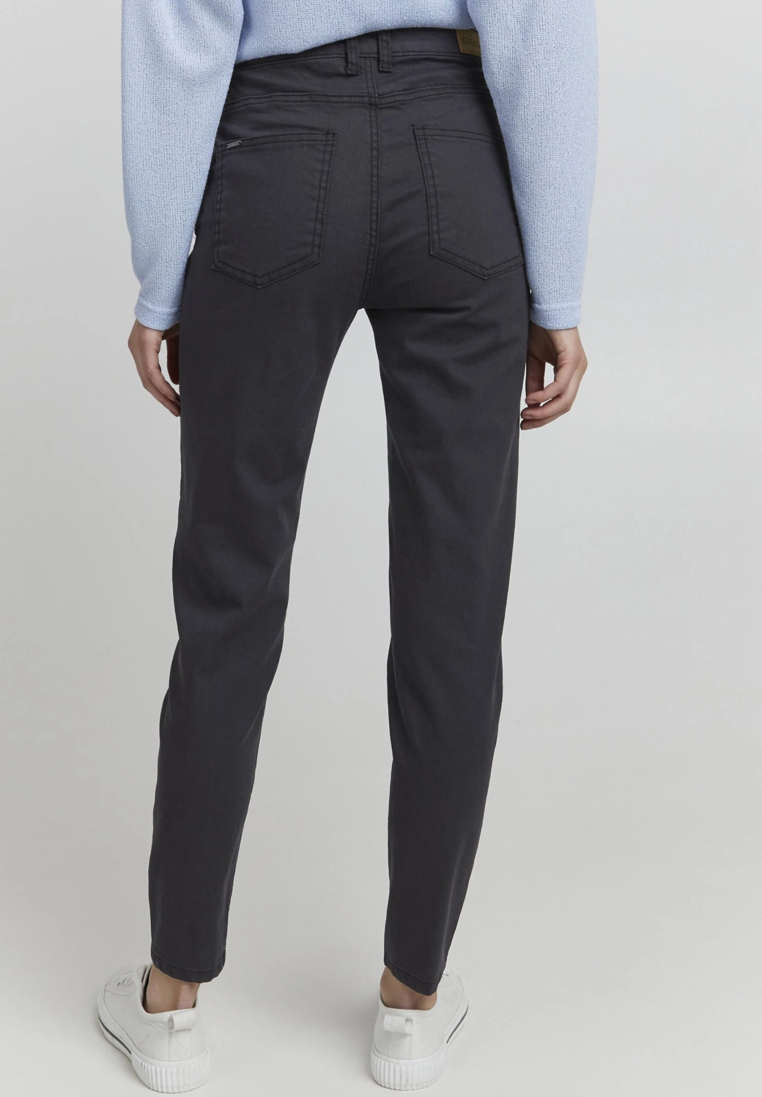 OXMO OXPEETJE - Spodnie Materiałowe - Black 5 OXMO OXPEETJE - Spodnie Materiałowe - Black - obrazek 3