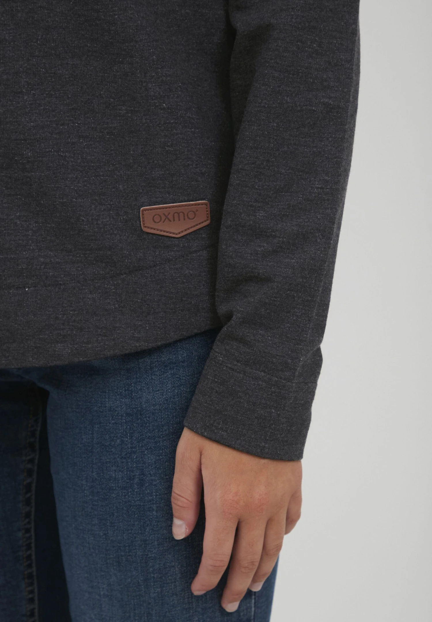 OXMO OXWANDA - Bluza Rozpinana - Dar Grey M 7 OXMO OXWANDA - Bluza Rozpinana - Dar Grey M - obrazek 5