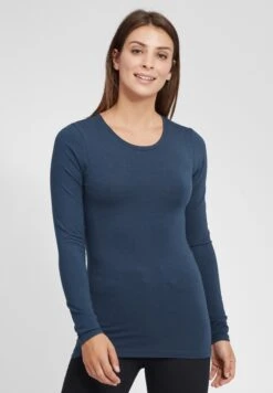 OXMO OXMARIE - Bluzka Z Długim Rękawem - Total Eclipse