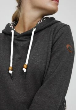 OXMO OXULRIKA - Bluza Z Kapturem - Dark Grey Melange -Oxmo 276c4e44f4974e2099ac0750d16b7571