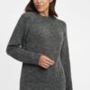 OXMO OXGIANNA - Sweter - Dark Grey Melange -Oxmo 29600d0d0ce745b8b9764e877e11969c