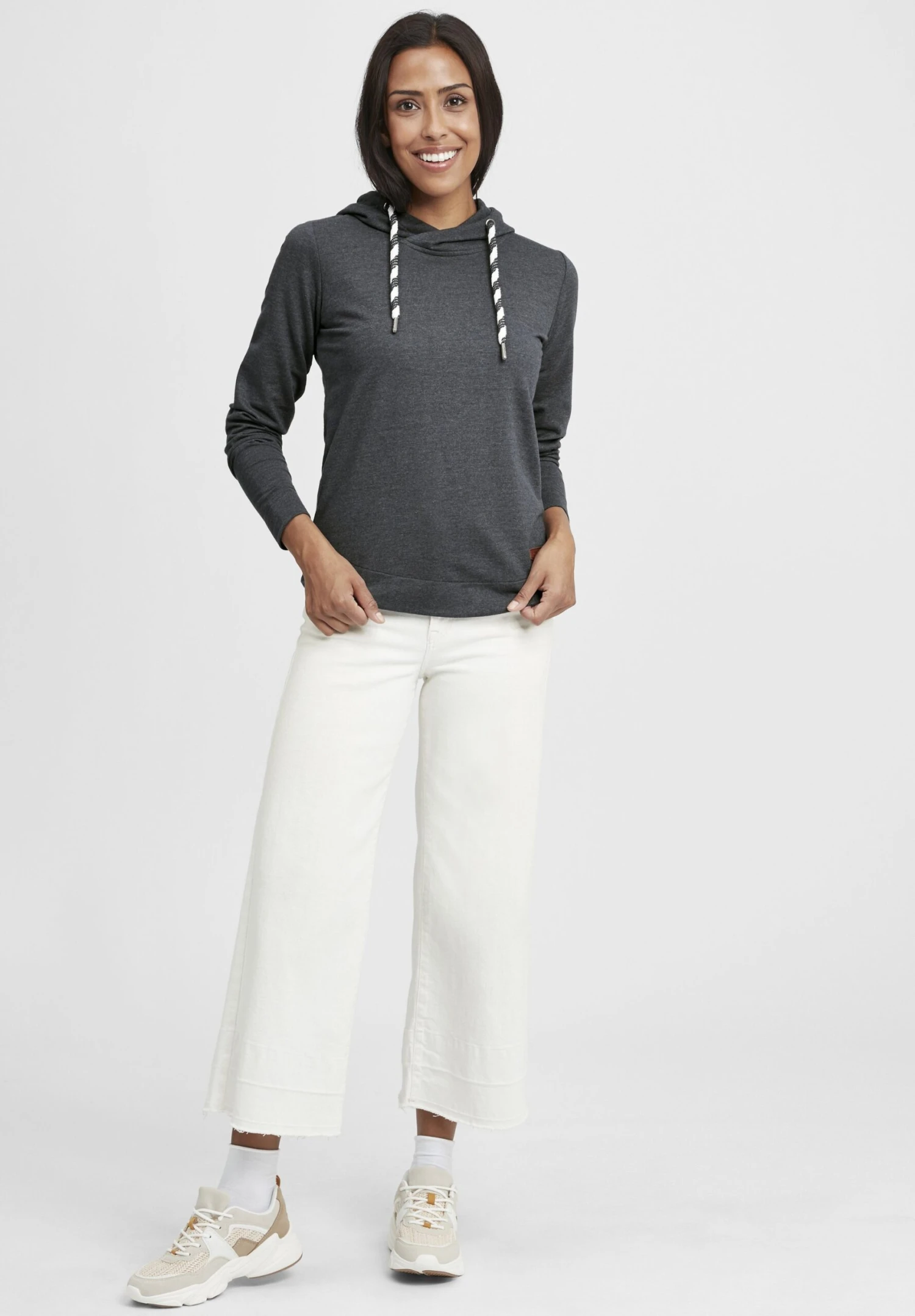 OXMO OXWANDY - Bluza Z Kapturem - Dar Grey M 4 OXMO OXWANDY - Bluza Z Kapturem - Dar Grey M - obrazek 2