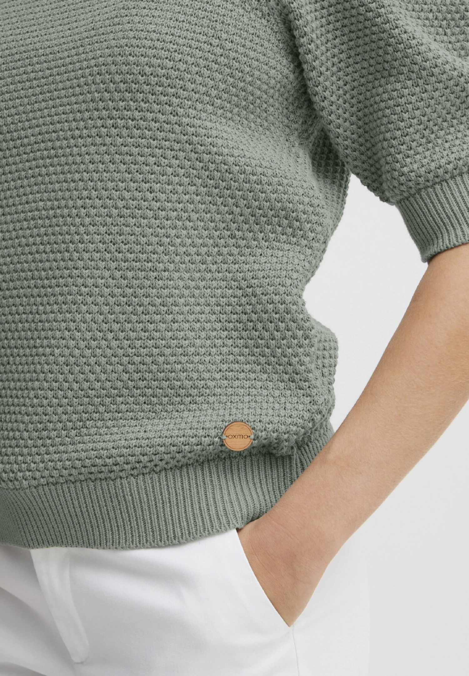 OXMO OXMICHA - Sweter - Sea Spray 7 OXMO OXMICHA - Sweter - Sea Spray - obrazek 5