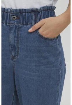 OXMO OXANN - Jeansy Slim Fit - Mid Blue Denim -Oxmo 2ec1d8440cbd4638af16c5f11d909d11