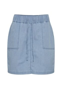 OXMO OXLILLE - Spódnica Jeansowa - Light Blue Denim -Oxmo 2f89f899f624495fb01c4677e560ac46
