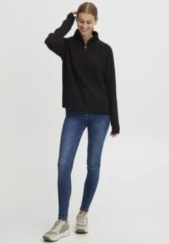 OXMO OXSALINE - Sweter - Black -Oxmo 3012091e78f84392bf3d098833961574