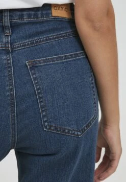 OXMO OXANNI - Jeansy Dzwony - Mid Blue Denim -Oxmo 34e07a66d1ea420297c1f9de0a5a01ab