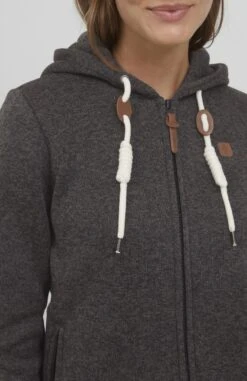 OXMO OXTHORY - Bluza Rozpinana - True Black -Oxmo 34f1350e5e7c4bebb875c42f86d24274