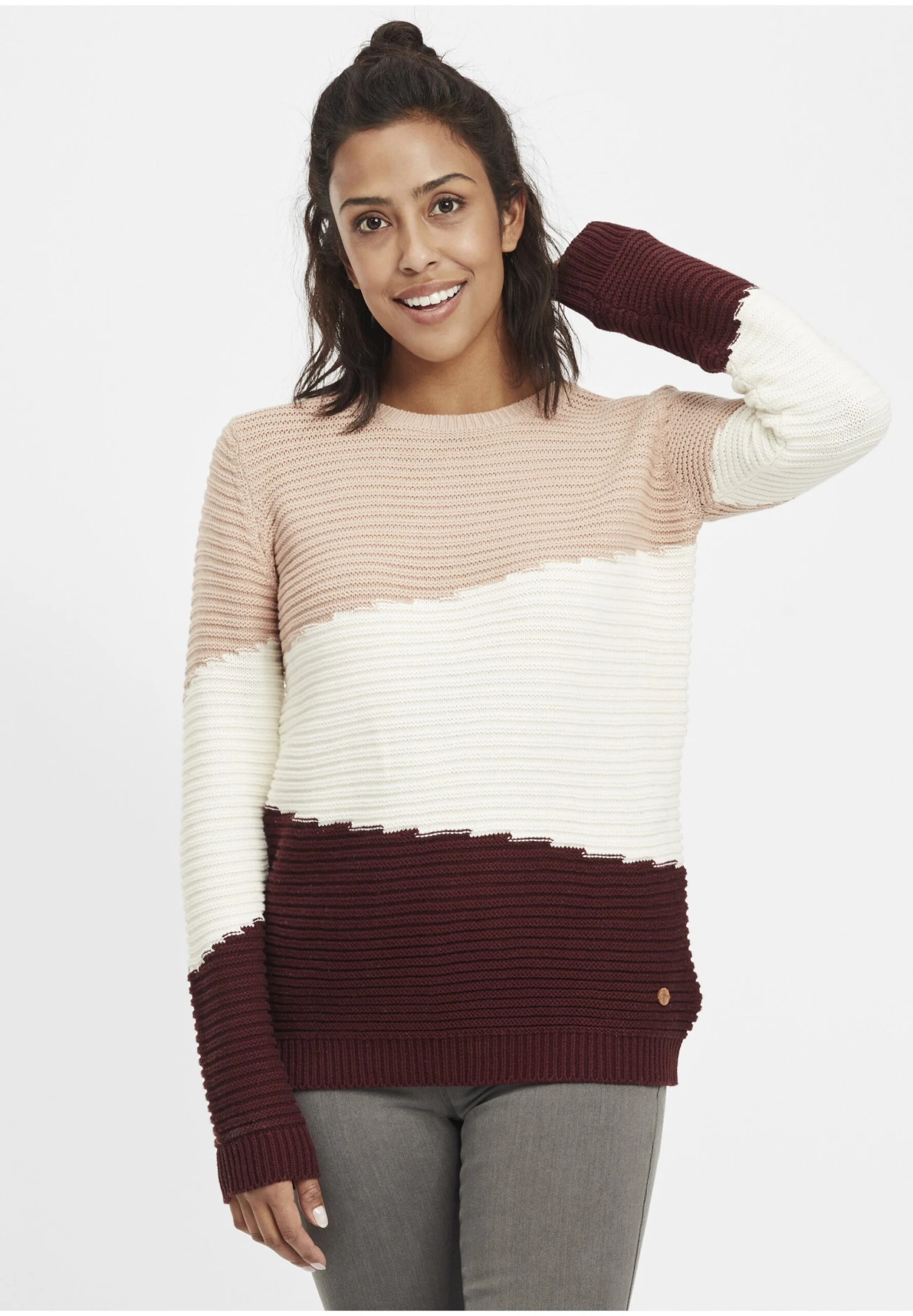 OXMO OXOLMA - Sweter - Mahogany Rose 3 OXMO OXOLMA - Sweter - Mahogany Rose