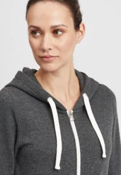 OXMO OXOLINDA - Bluza Rozpinana - Dar Grey M -Oxmo 3601fb506a8f4e0cac2d797cec1c152f