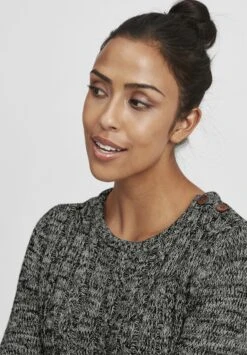 OXMO OXPHIA - Sweter - Black -Oxmo 361df668903e47a6b741025662cf6382