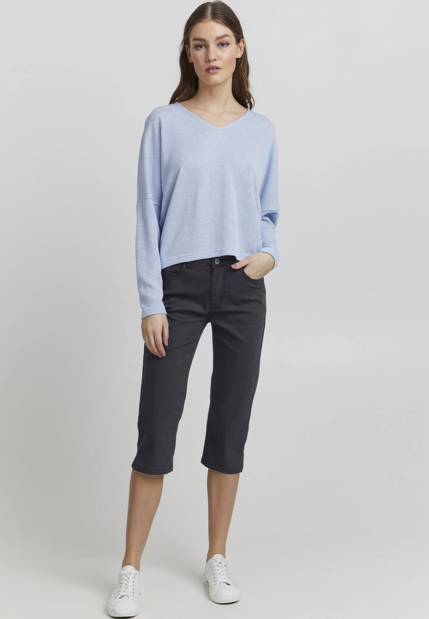 OXMO OXPAM - Jeansy Slim Fit - Black 4 OXMO OXPAM - Jeansy Slim Fit - Black - obrazek 2