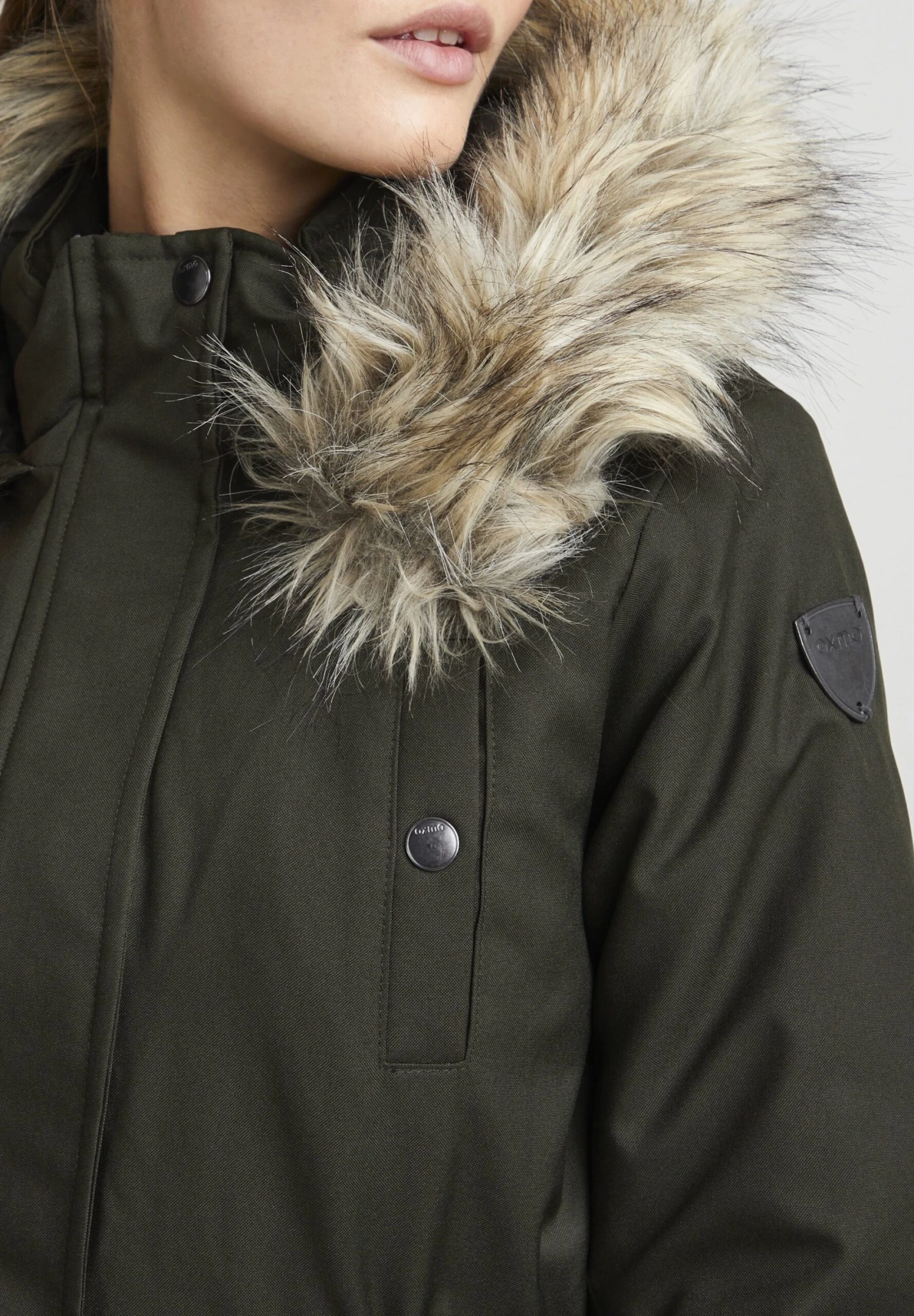 OXMO OXMARIBEL - Płaszcz Zimowy - Rosin 8 OXMO OXMARIBEL - Płaszcz Zimowy - Rosin - obrazek 6