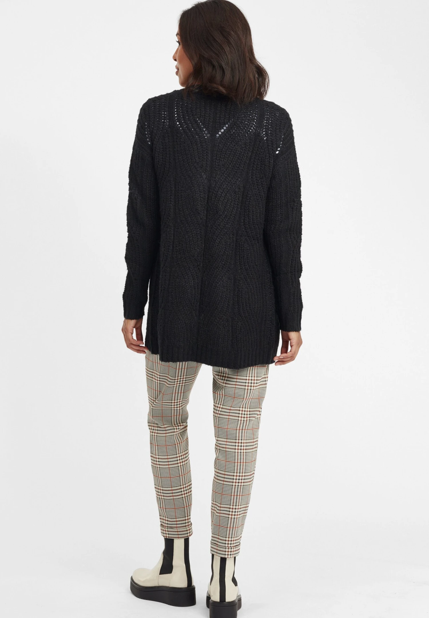 OXMO OXCLEA - Kardigan - Black 5 OXMO OXCLEA - Kardigan - Black - obrazek 3