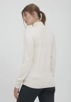 OXMO OXWINA - Sweter - Oyster Grey Melange -Oxmo 408b016b032d44efbc155133775d046d