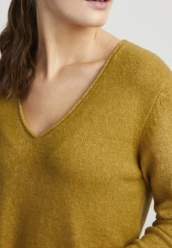 OXMO OXIDA - Sukienka Dzianinowa - Honey Mustard Melange 10 OXMO OXIDA - Sukienka Dzianinowa - Honey Mustard Melange -Oxmo 4114d3fb4efb4508b994ec81a07a90a2