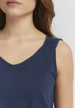 OXMO Top - Indigo Blue -Oxmo 45a67cdecc3d4ad79e78aabfaa22c437