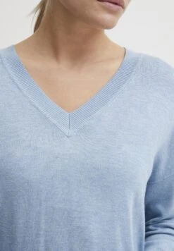 OXMO OXHELLE - Sweter - Blue Bell Melange -Oxmo 45eb157c80d846e2ad5cf78500e7755b