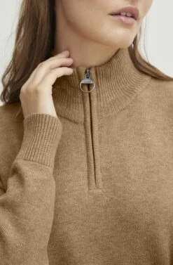 OXMO RITA - Sweter - Tannin Melange -Oxmo 47a9a5f221664aadb7f212b2a5b0d9e8