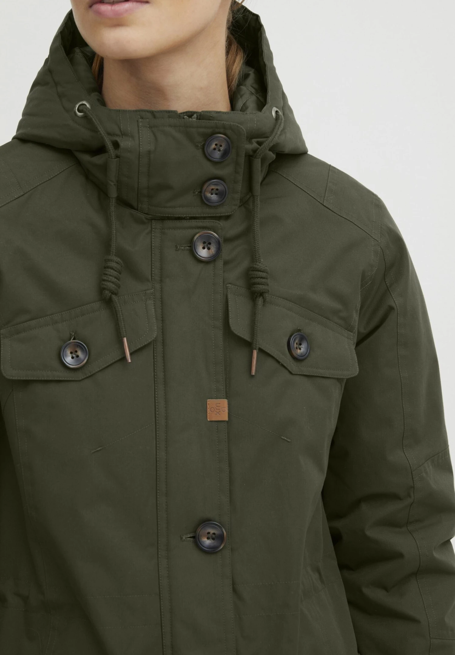 OXMO OXTALA - Płaszcz Zimowy - Rosin 6 OXMO OXTALA - Płaszcz Zimowy - Rosin - obrazek 4