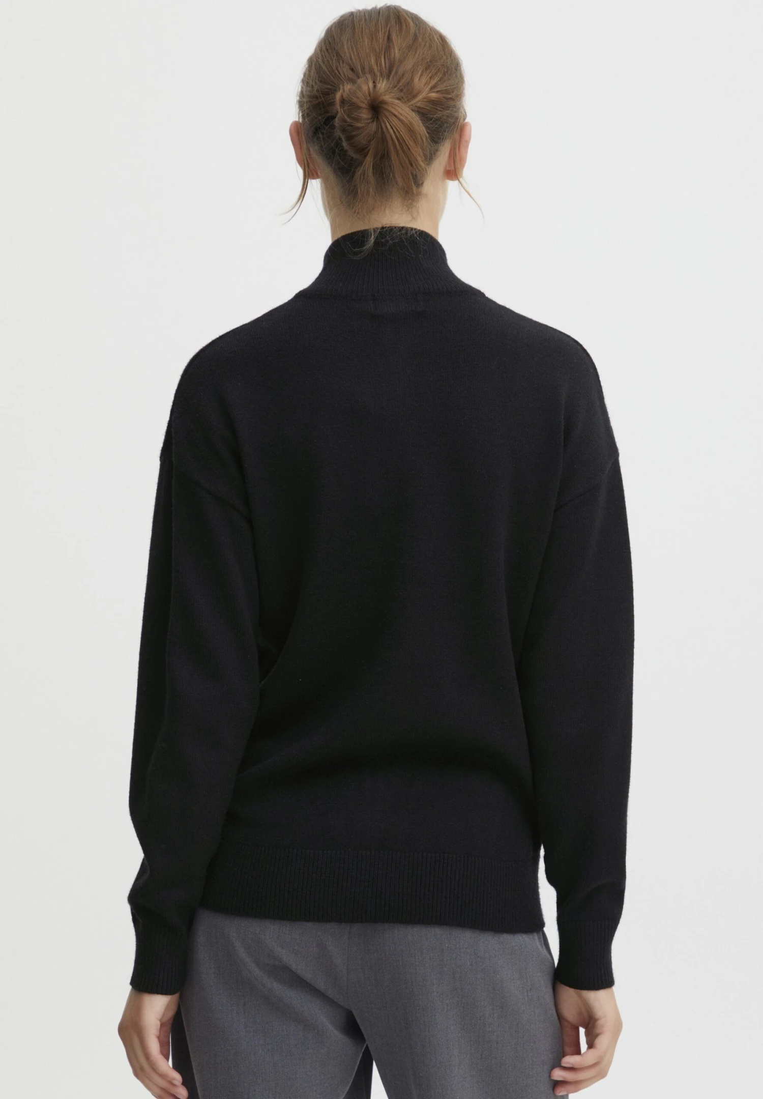 OXMO RITA - Sweter - Black 5 OXMO RITA - Sweter - Black - obrazek 3