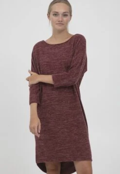 OXMO OXBINALA - Sukienka Dzianinowa - Chocolate Truffle Melange