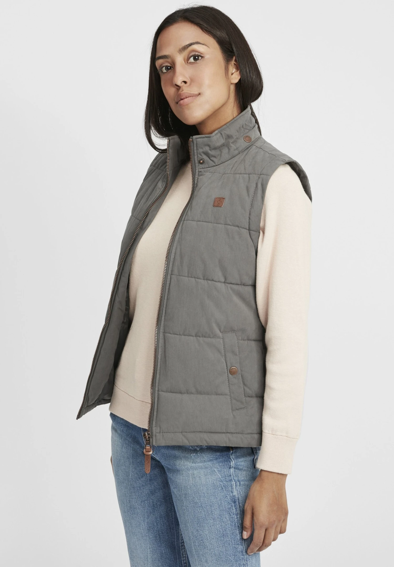 OXMO OXLEW - Kamizelka - Dark Grey 8 OXMO OXLEW - Kamizelka - Dark Grey - obrazek 6