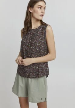 OXMO ESJA - Bluzka - Burnt Orange Mix