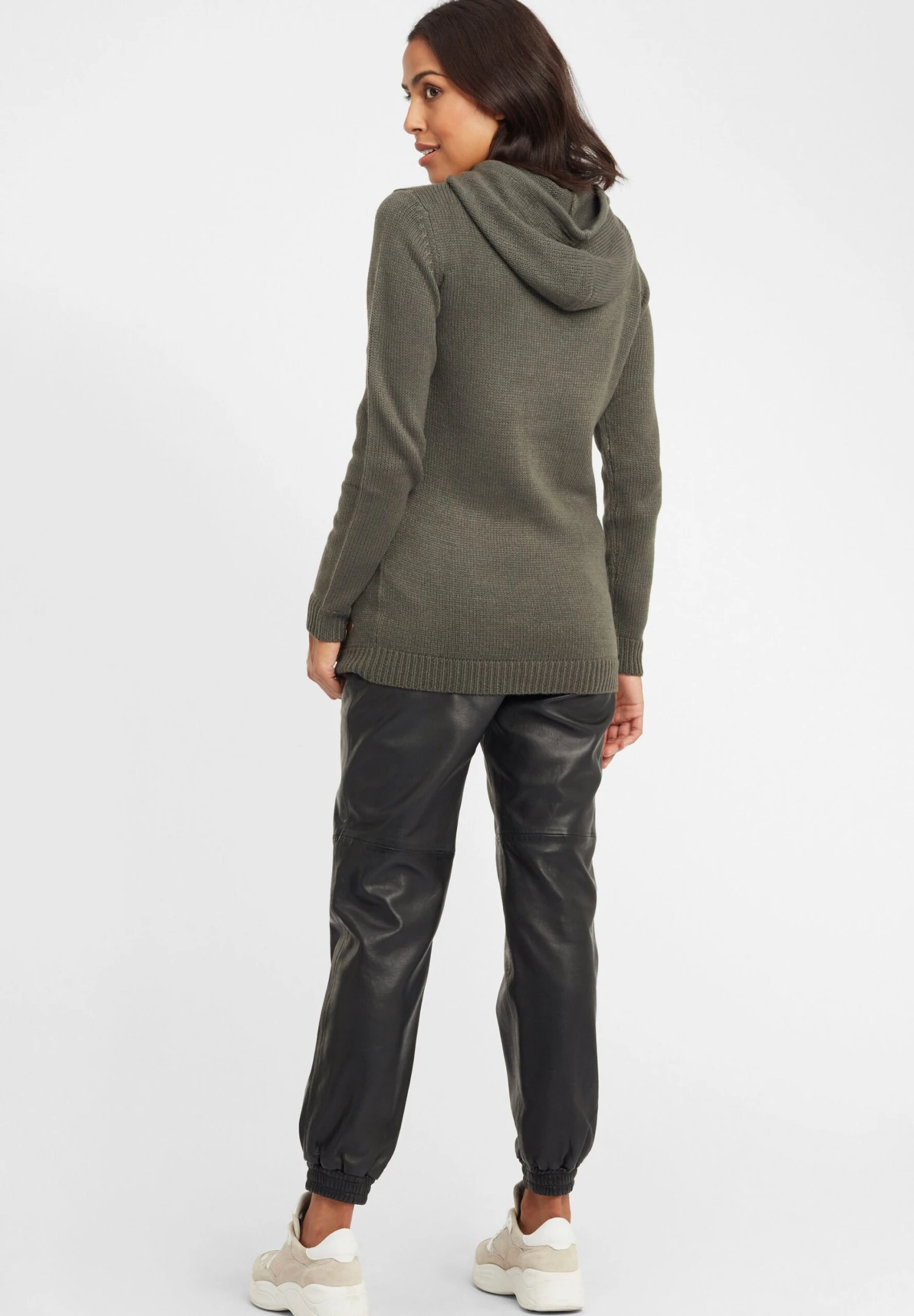 OXMO OXCABLE - Bluza Z Kapturem - Dark Grey 5 OXMO OXCABLE - Bluza Z Kapturem - Dark Grey - obrazek 3