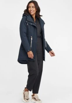 OXMO OXMELLY - Płaszcz Zimowy - Insignia Blue 9 OXMO OXMELLY - Płaszcz Zimowy - Insignia Blue -Oxmo 53d573a5dc084d1d8b7f911bdb3a734e